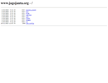 Tablet Screenshot of jagojanta.org